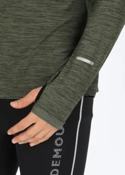 Hot Swedemount Multi Halfzip Olive Melange/Black