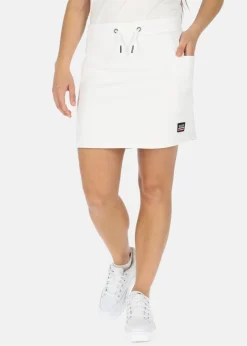 Clearance Seaside Nautical Skirt W White