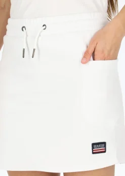 Clearance Seaside Nautical Skirt W White