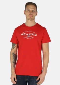 Seaside Nautical Tee Red