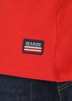 Seaside Nautical Tee Red