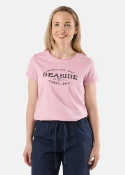 Seaside Nautical Tee W Pink