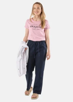 Seaside Nautical Tee W Pink