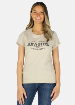 Clearance Seaside Nautical Tee W Khaki