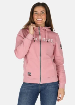 Clearance Seaside Nautical Zip Hood W Dusty Rose