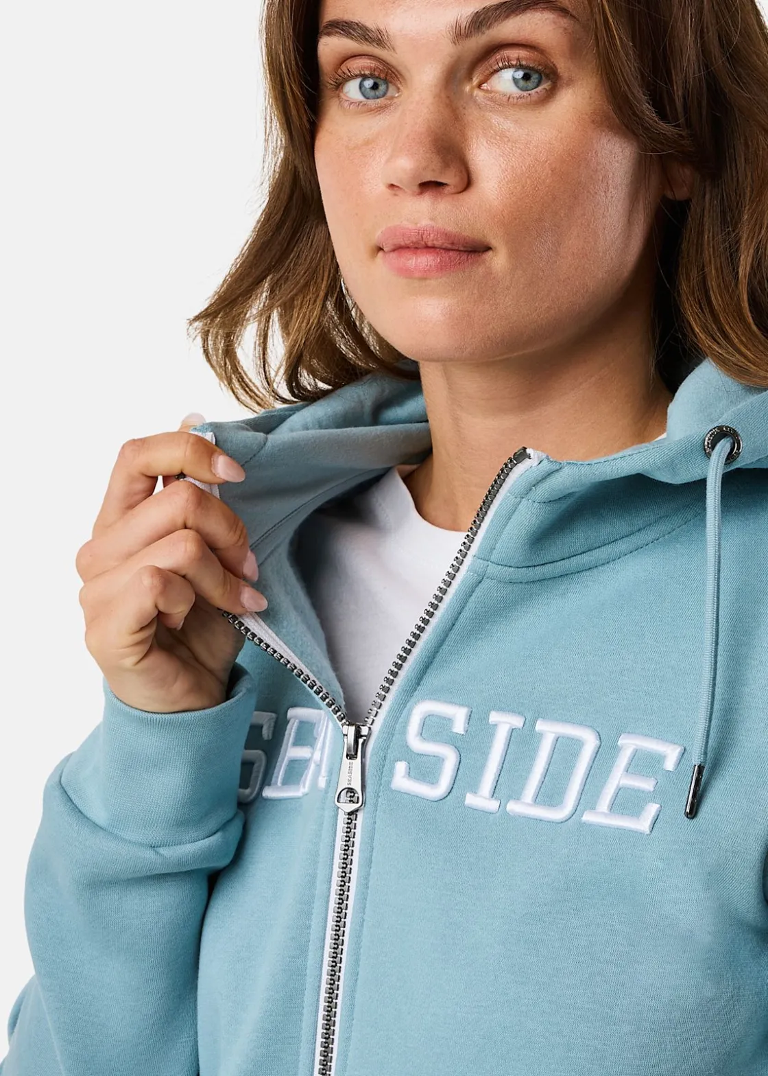 Discount Seaside Nautical Zip Hood W II Sage Green