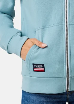 Discount Seaside Nautical Zip Hood W II Sage Green