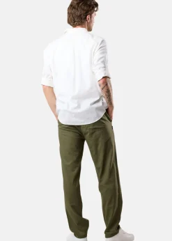 Seaside New Hampshire Linen LS Shirt White