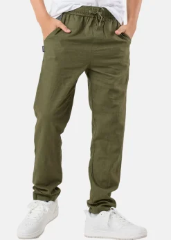 Seaside New Hampshire Linen Pants B JR Lt. Olive