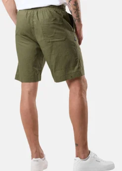Clearance Seaside New Hampshire Linen Shorts Lt. Olive
