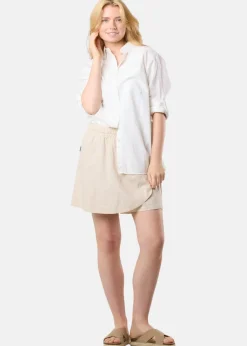 Sale Seaside New Hampshire Linen Skort W Beige