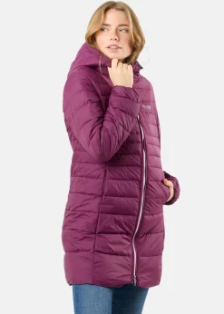 Hot Seaside New Haven Coat W Burgundy Melange