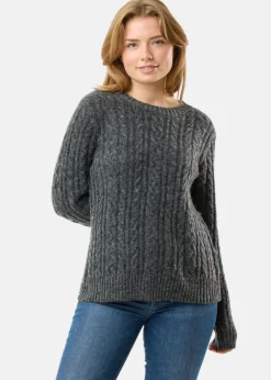 Clearance Seaside New Haven Knit W Charcoal Melange