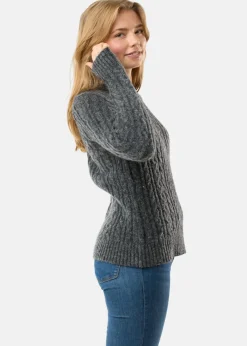 Clearance Seaside New Haven Knit W Charcoal Melange