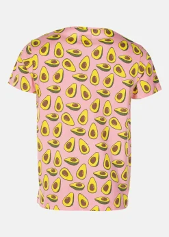 New Denim Factory New York Tee Coral Avokade