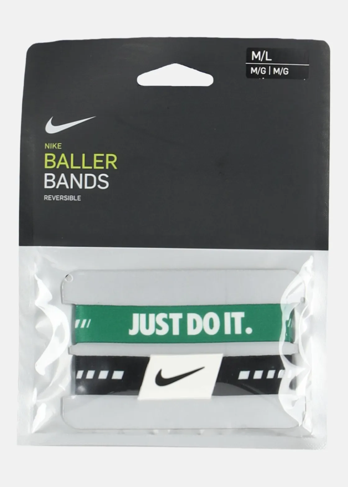 Hot Nike BALLER BANDS BLACK/WHITE/CLOVER/WHITE