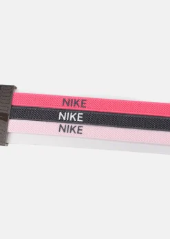 Clearance Nike ELASTIC HAIRBANDS 3 PK SPARK PINK/GRIDIRON/PRISM PINK