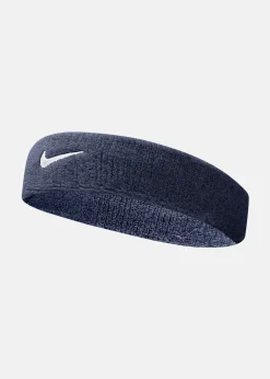 Hot Nike SWOOSH HEADBAND OBSIDIAN/WHITE