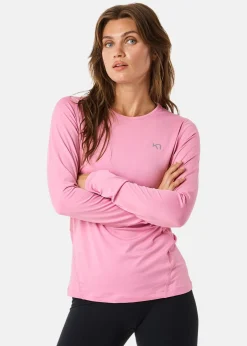Sale Kari Traa NORA 2.0 LONG SLEEVE DUSTY PINK