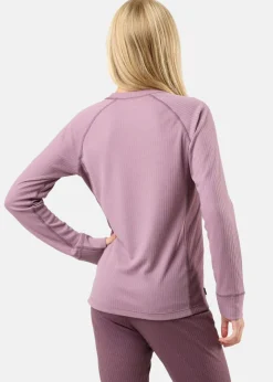 Swedemount Nordic Active Base Layer Set JR II Dk. Mauve/Pale Mauve