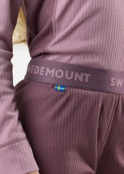 Swedemount Nordic Active Base Layer Set JR II Dk. Mauve/Pale Mauve