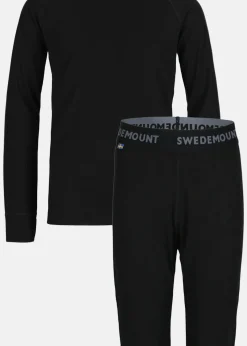 Best Swedemount Nordic Active Base Layer Set JR II Black