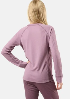 Sale Swedemount Nordic Active Baselayer Set JR Dk. Mauve/Pale Mauve
