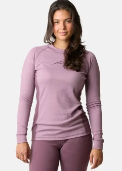 Best Swedemount Nordic Active Baselayer Set W Dk. Mauve/Pale Mauve