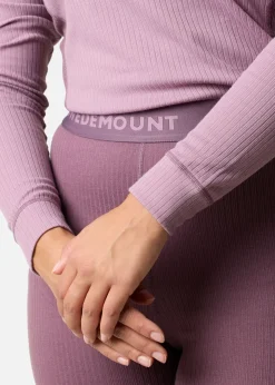 Best Swedemount Nordic Active Baselayer Set W Dk. Mauve/Pale Mauve