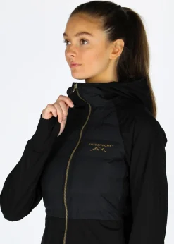 Hot Swedemount Nordic Hybrid Hooded Jacket W Black/Charcoal