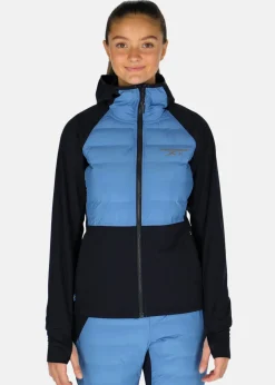 Discount Swedemount Nordic Hybrid Hooded Jacket W Dusty Blue/Navy