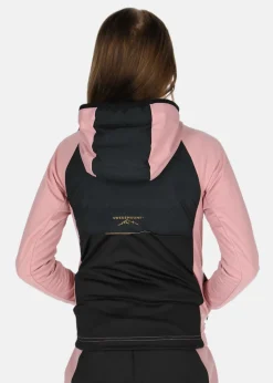 New Swedemount Nordic Hybrid Hooded Jacket G JR Dusty Rose/Charcoal
