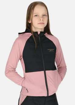 New Swedemount Nordic Hybrid Hooded Jacket G JR Dusty Rose/Charcoal