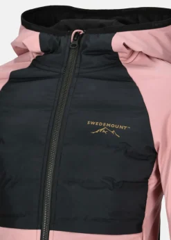 New Swedemount Nordic Hybrid Hooded Jacket G JR Dusty Rose/Charcoal