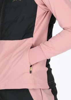 New Swedemount Nordic Hybrid Hooded Jacket G JR Dusty Rose/Charcoal
