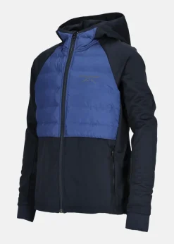 Hot Swedemount Nordic Hybrid Hooded Jacket JR Imperial Blue/Navy