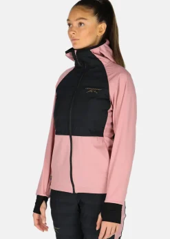 Online Swedemount Nordic Hybrid Hooded Jacket W Dusty Rose/Charcoal