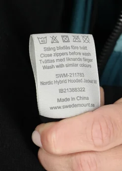 Outlet Swedemount Nordic Hybrid Hooded Jacket W Seaweed Green/Emerald Green