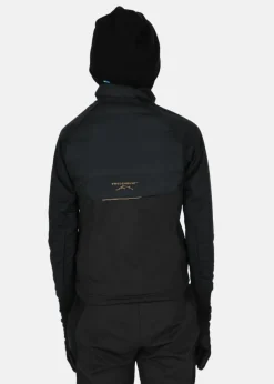 Discount Swedemount Nordic Hybrid Hooded Jacket G JR Black/Charcoal