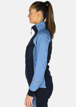 Best Swedemount Nordic Hybrid Jacket W Dusty Blue/Navy