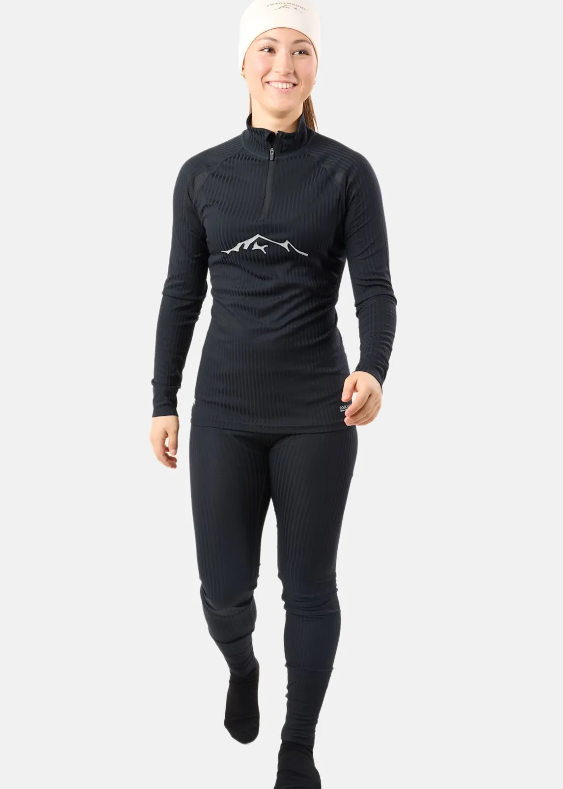 Outlet Swedemount Nordic Pro Baselayer Halfzip W Black