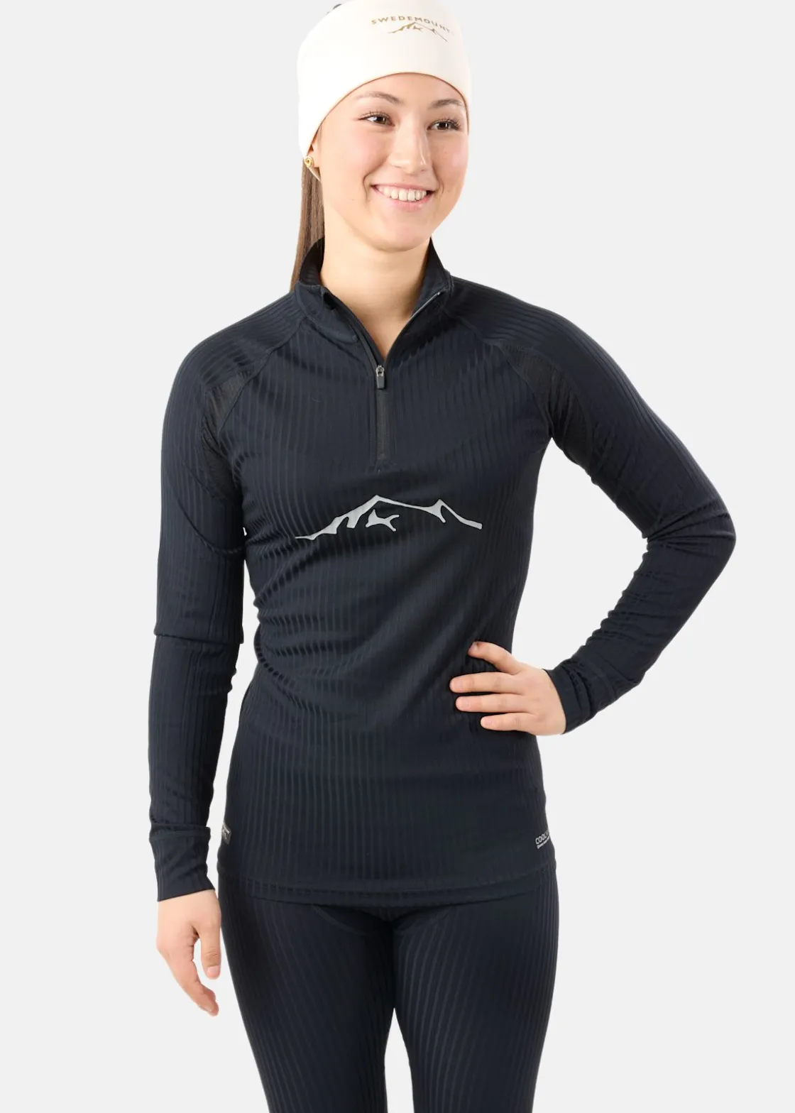 Outlet Swedemount Nordic Pro Baselayer Halfzip W Black