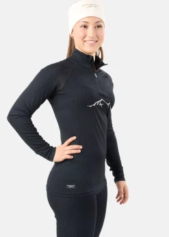 Outlet Swedemount Nordic Pro Baselayer Halfzip W Black