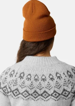 Clearance Swedemount Nordic Wool Beanie Almond/Black