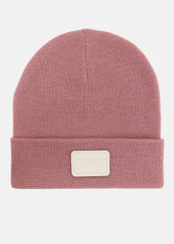 Sale Swedemount Nordic Wool Beanie Dusty Rose/Off White