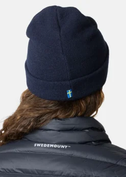 Swedemount Nordkap Logo Wool Hat Navy