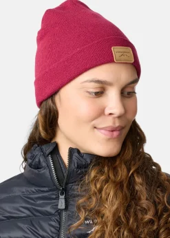 Swedemount Nordkap Logo Wool Hat Burgundy