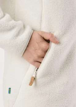 Sale Swedemount Nordkap Pile Coat W Off White