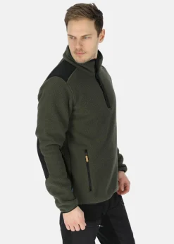 Sale Swedemount Nordkap Pile Halfneck Olive/Black