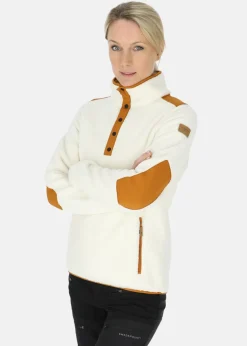 Online Swedemount Nordkap Pile Halfneck W Offwhite/Almond